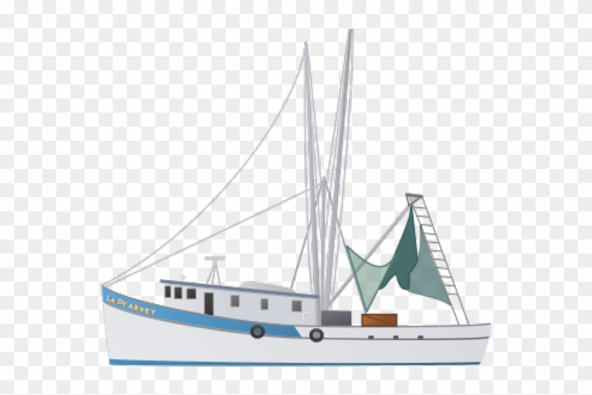 Commercial Fishing Boat Clipart - Png Download