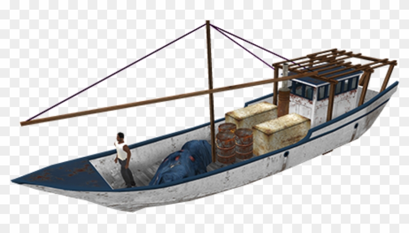 Fishing Boat Generic - Jollyboat Clipart #2628062