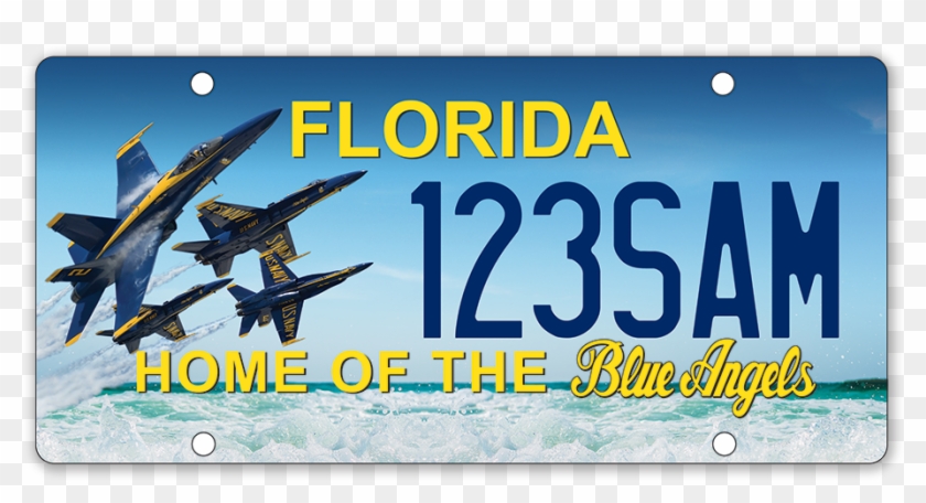 Blue Angels License Plate - Maine License Plates Clipart #2628222