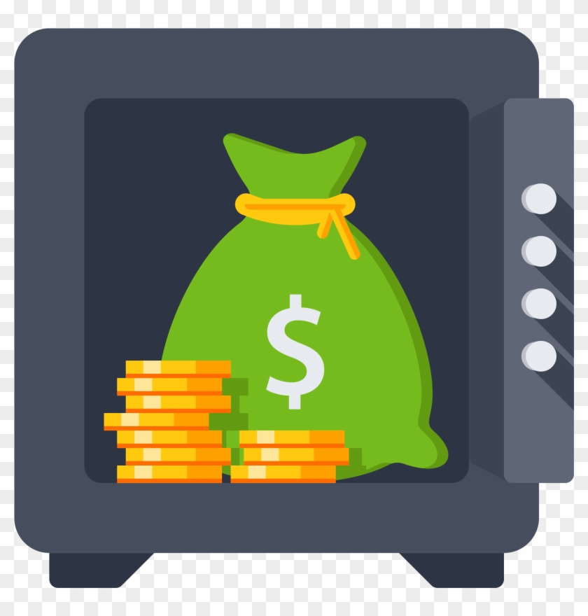 Is My Retirement Safe - Open Bank Safe Icon Clipart #2628404