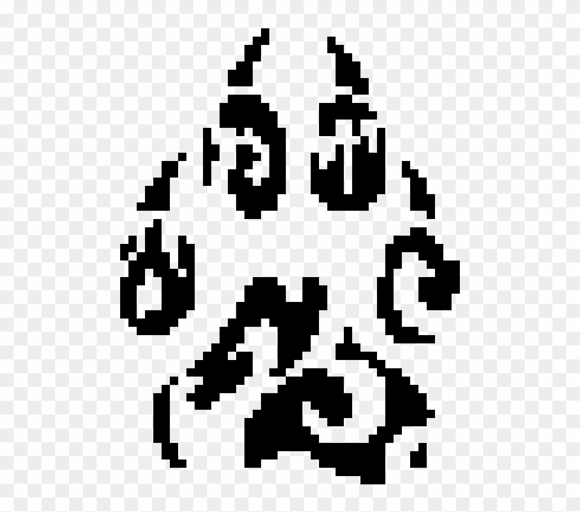 Tribal Wolf Paw Print , Png Download - Tribal Wolf Paw Print Clipart