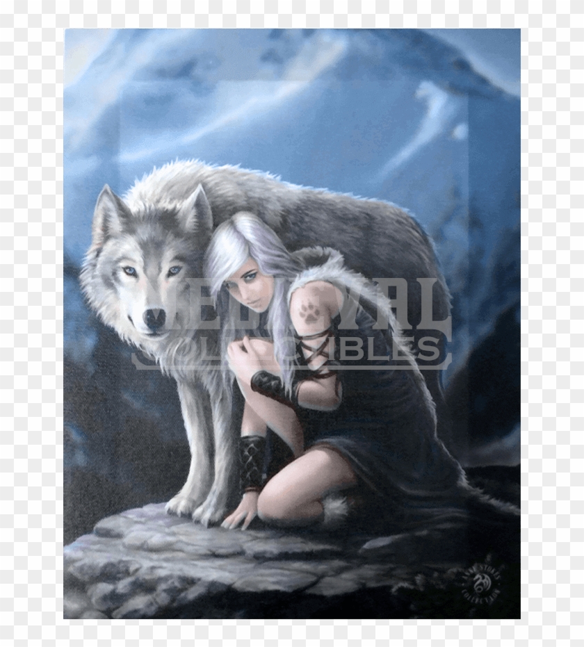 Protector Canvas Art Print By Anne Stokes - Anne Stokes Protector Clipart #2629153