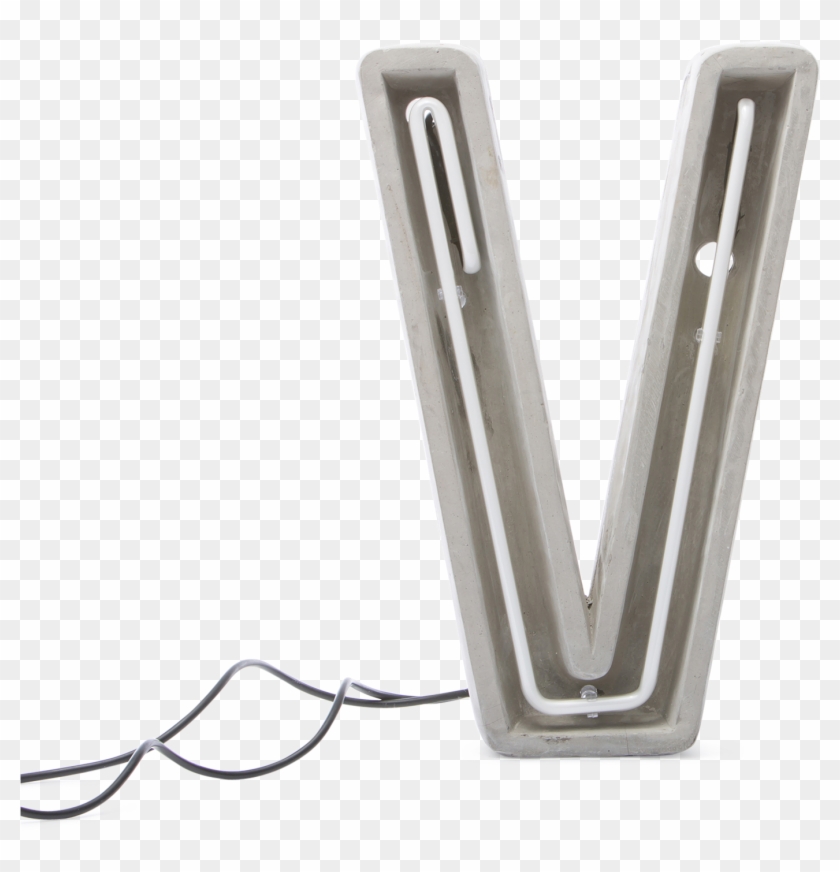 Alphacrete, Concrete Neon Light V-0 - Sketch Clipart #2629259