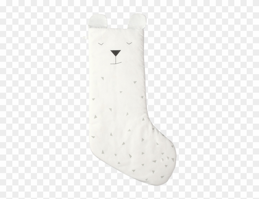 Christmas Stocking Polar Bear, Fabelab - Sock Clipart #2629631
