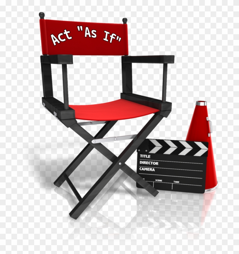 Director Chair Act As If - Director Chair Png Clipart #2629901