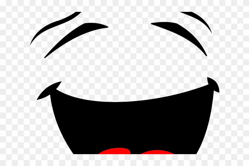Face Clipart Silhouette - Laugh Face Vector - Png Download
