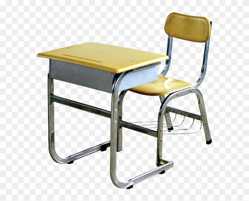 School Desk And Chiars Of Class Room , Png Download - Chair And Desk In One Clipart #2629978