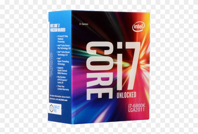 Intel Core I7-6800k (3 - Intel Core I7 6800k Clipart #2630845