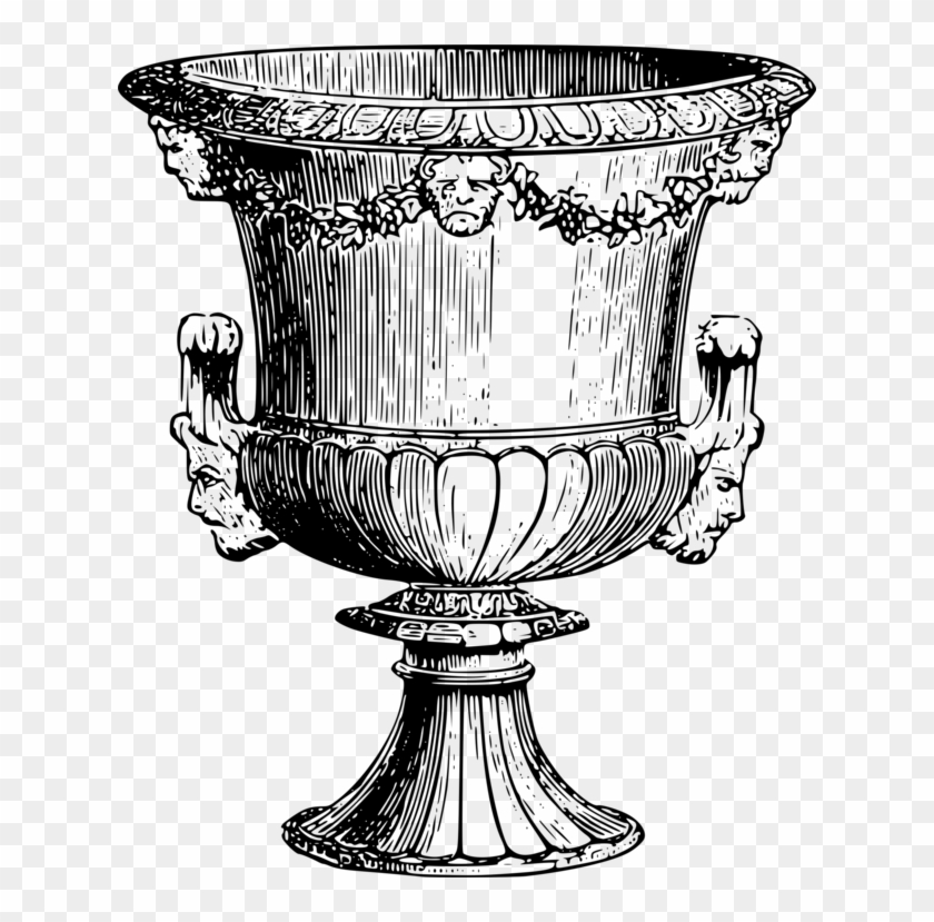 Pedestal Drawing Pencil - Cup Old Png Clipart #2630980
