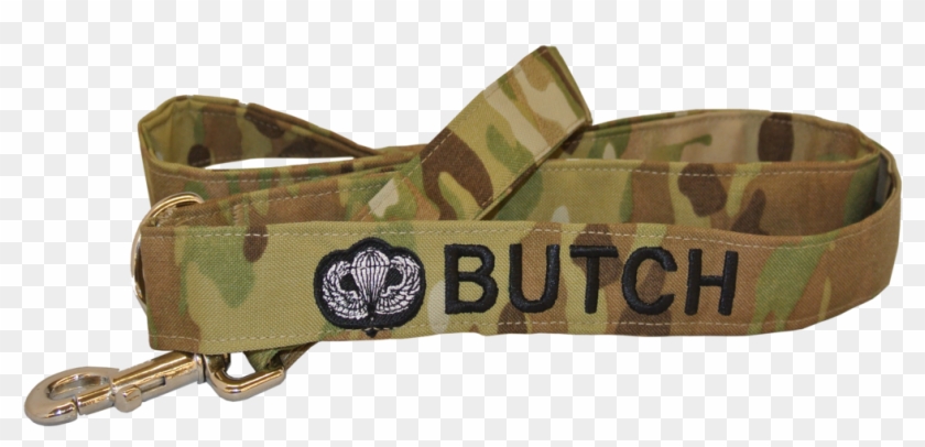 Deluxe Embroidered Personalized Leash For You Favorite - Dog Army Leash Clipart #2631007