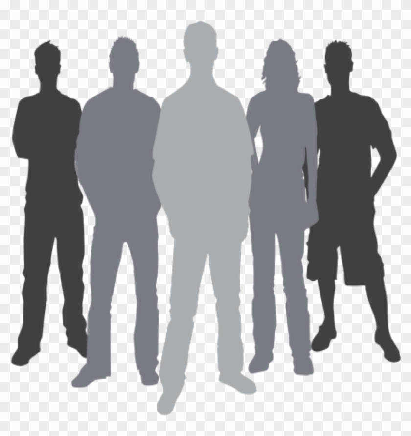 #grey #group #people #shadow #silhouette #freetoedit - Clipart Group Of People Png Transparent Png #2631038
