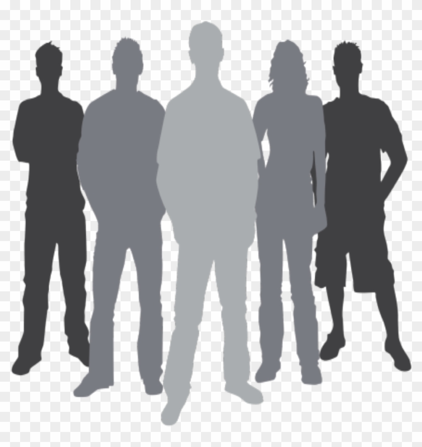 #grey #group #people #shadow #silhouette #freetoedit - Clipart Group Of People Png Transparent Png