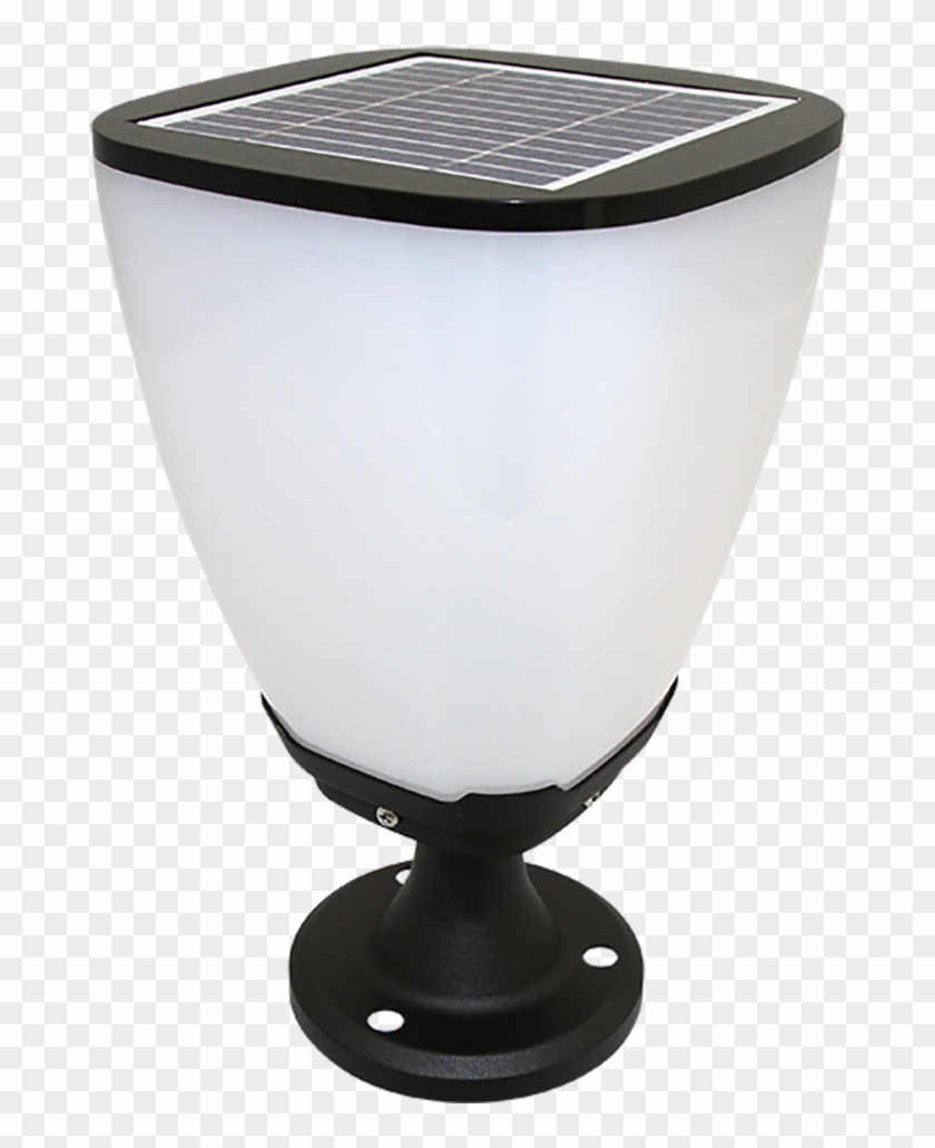 Pl02 Solar Pedestal Light - Lamp Clipart #2631162