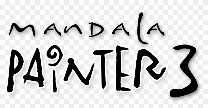 Mandala Painter - Calligraphy Clipart #2631353