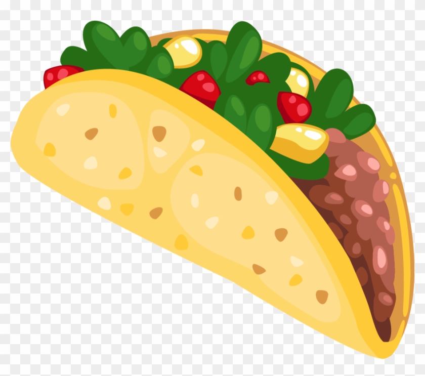Cartoon Taco Clip Art 3 Clipartcow - Transparent Cartoon Tacos Png
