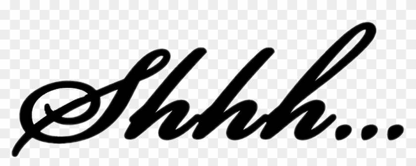 Shhhh Good Night , Png Download - Shhh In Cursive Clipart