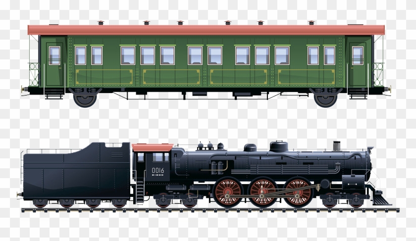 Vector Trains Train Car - Train Clipart