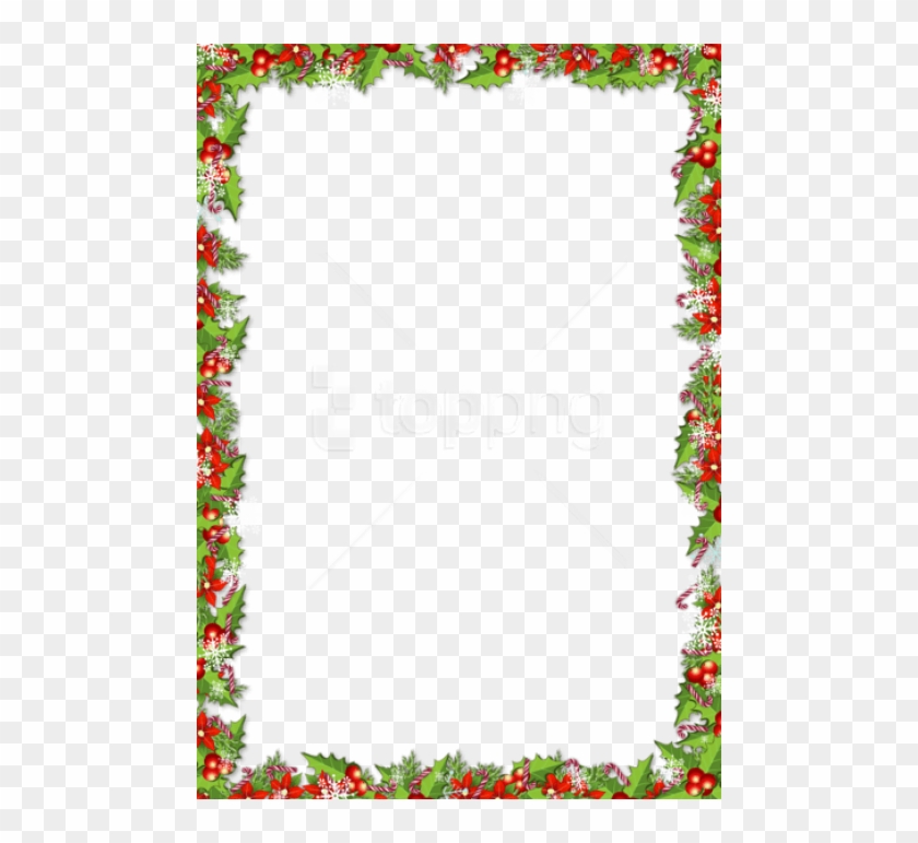 Christmas Png Frame - Free Border Christmas Background Clipart #2633203