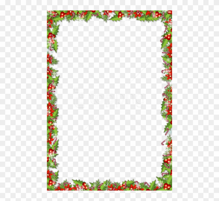 Christmas Png Frame - Free Border Christmas Background Clipart