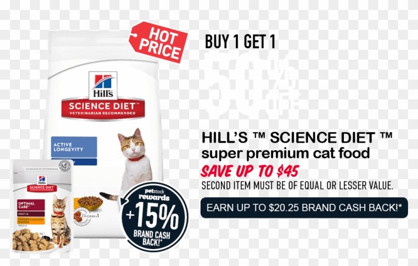 Hill's Science Diet Super Premium Cat Food Buy One - Cat Grabs Treat Clipart