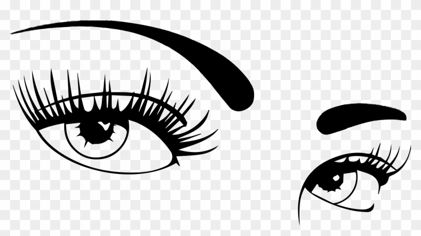 Pair Of Eyes - Woman Eyes Clip Art - Png Download