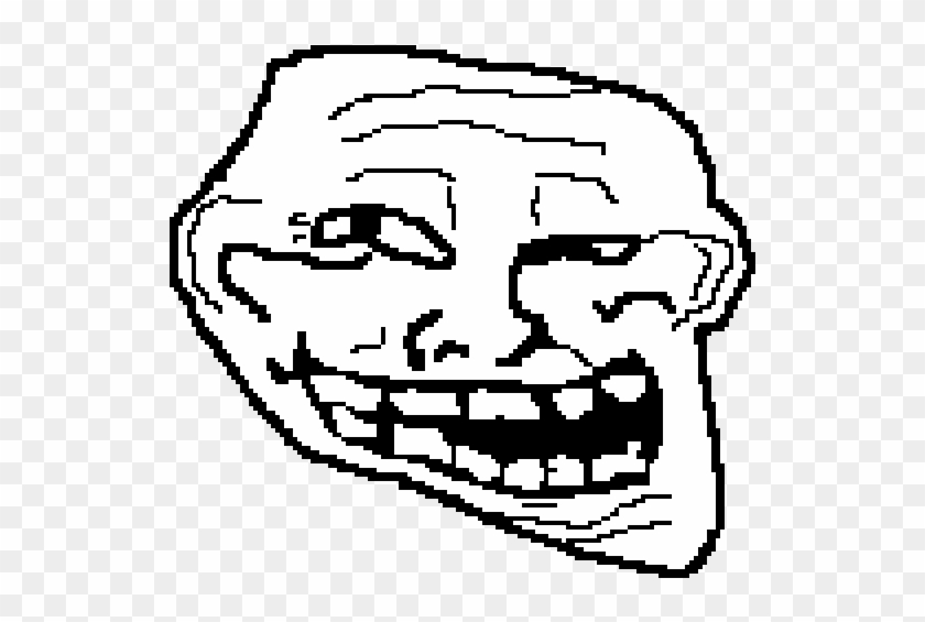Grandpa Trollface - Sketch Clipart