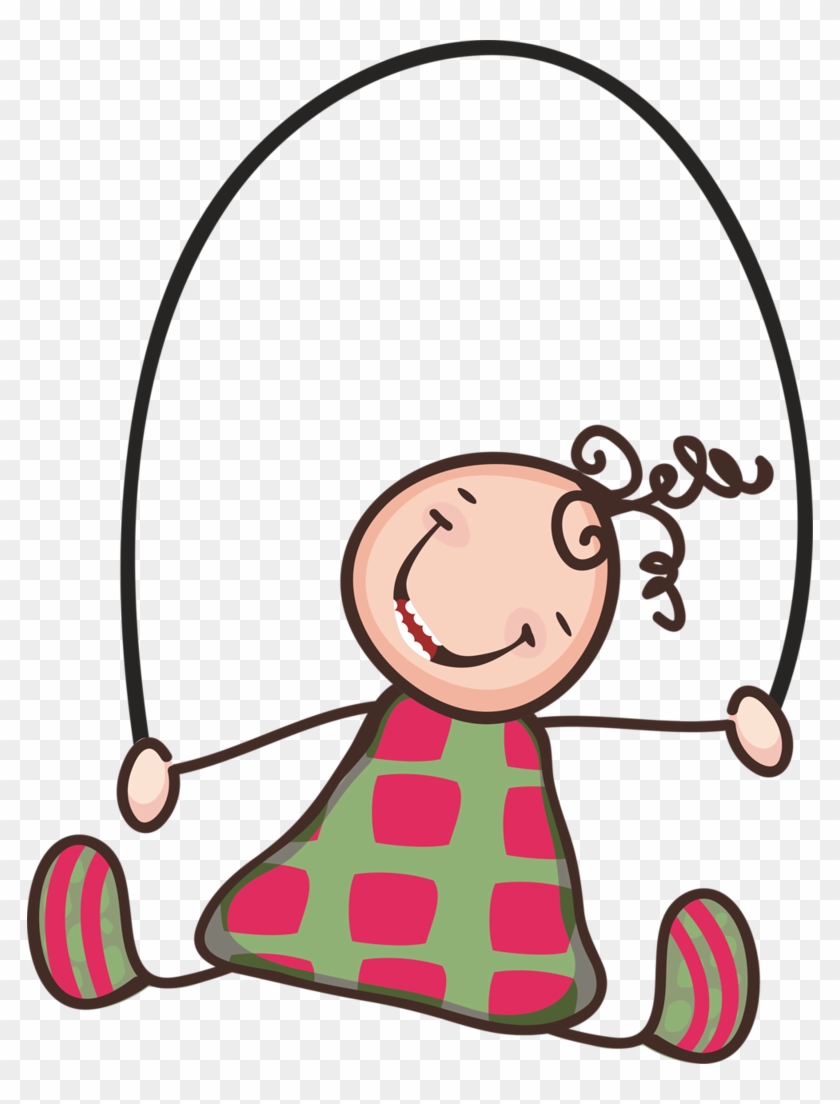 Palitos Stick Figures, People Art, Appliques, Drawings, - Skipping Rope Clipart #2634149