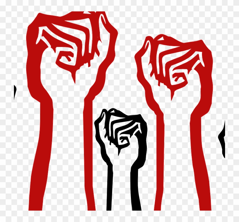 Scales Of Justice - Raised Fist Png Clipart #2634637