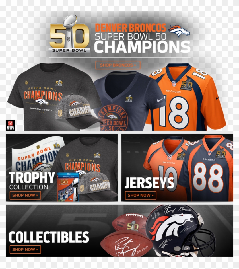Super Bowl 50 Png - Denver Broncos Clipart
