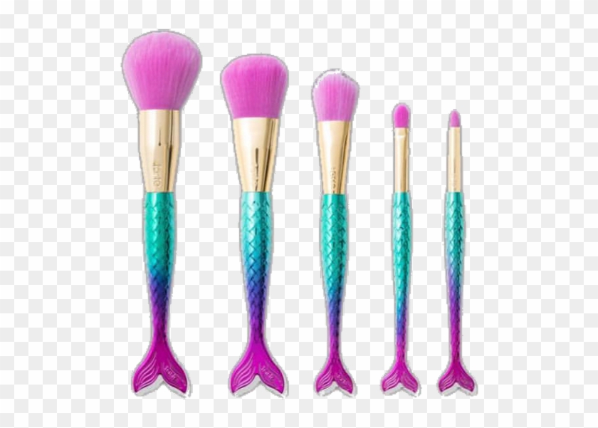 #makeup #brushes #freetoedit - Tarte Mermaid Tail Brushes Clipart #2635686