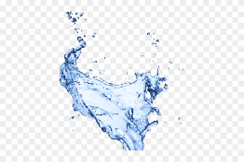 Water Drop Clipart Editing - Spray Water On A Transparent Background - Png Download