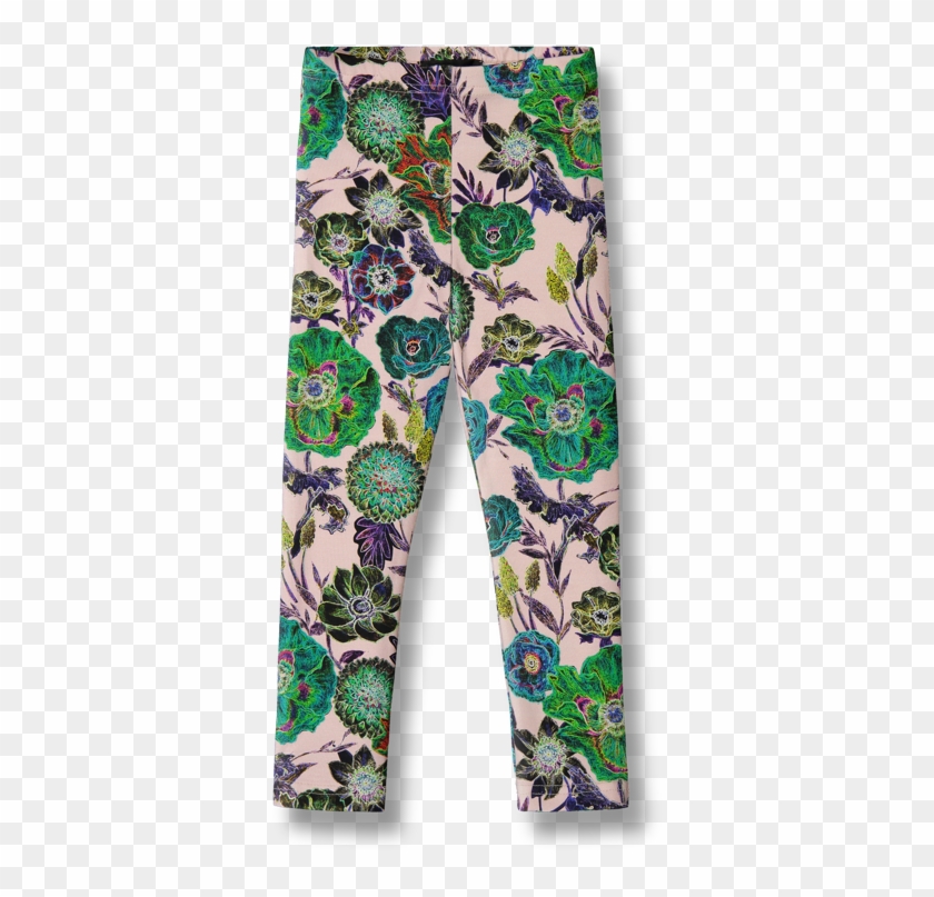 Vimma Leggins Elo Wild Flowers Pink 80 150cm - Leggings Clipart #2636151