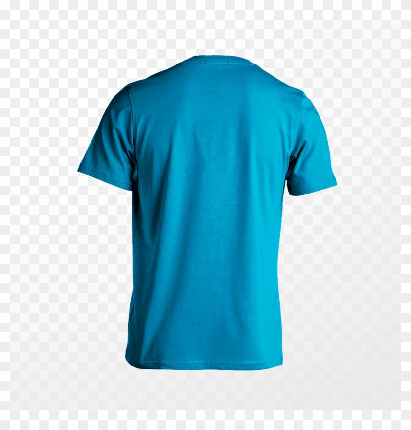 Blank T-shirt Png Image - T Shirt Blue Back Clipart #2636435