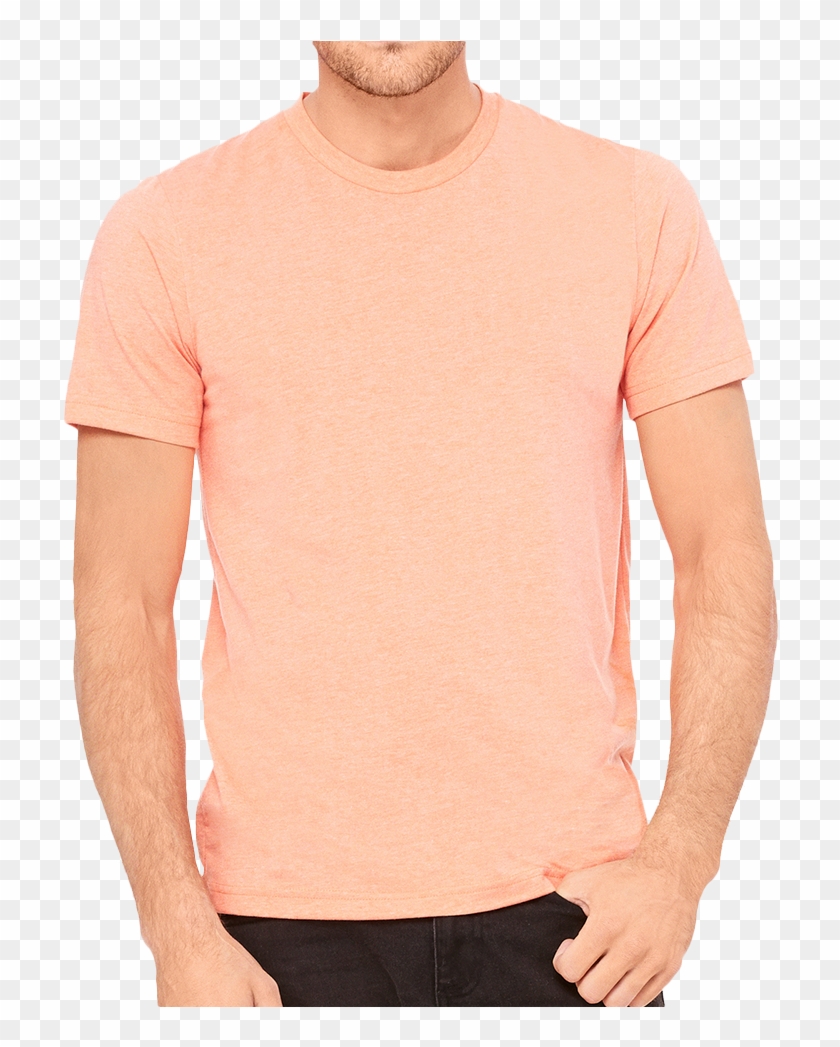Mens Canvas Fitted Crew T-shirt - Pocket Clipart #2636609