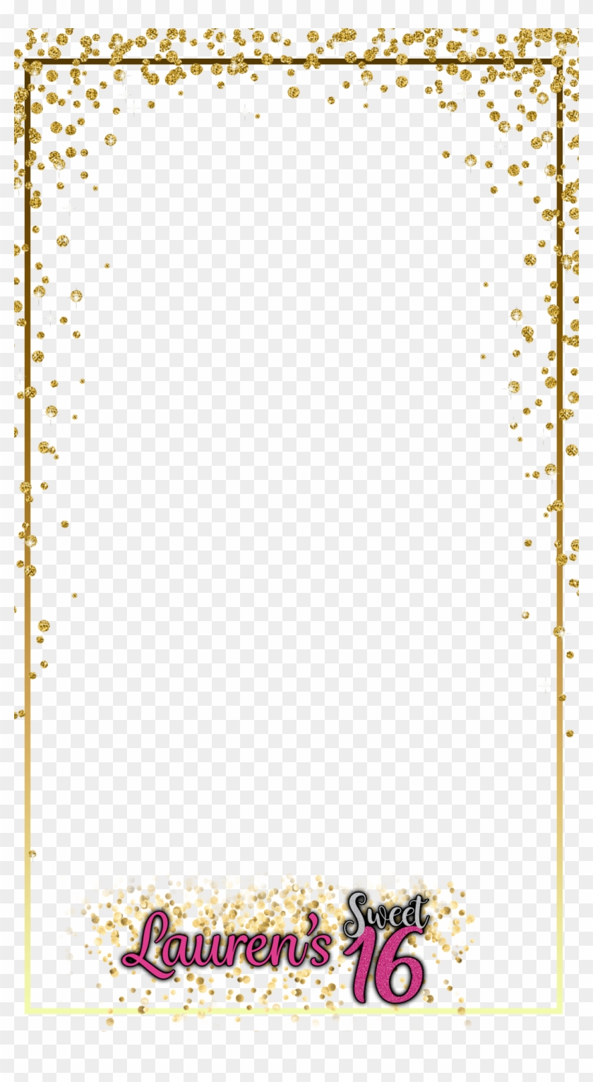 Golden Frame Png Snapchat Clipart