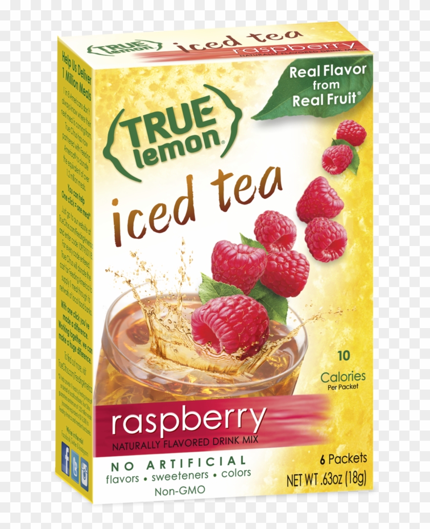 True Lemon Raspberry Iced Tea - True Lemon Clipart #2636723