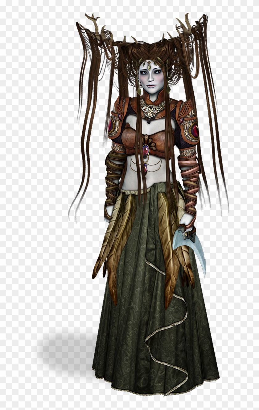 Elf Druid Fantasy Png Image - Elf Druid D&d Transparent Background Clipart