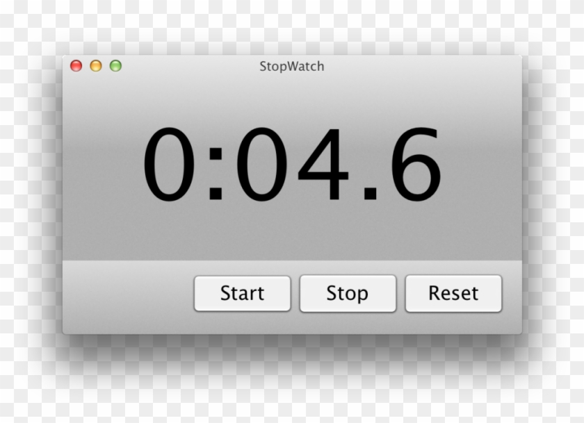 H // Stopwatch // // Created By Debasis Das On 10/13/14 - Multimedia Software Clipart