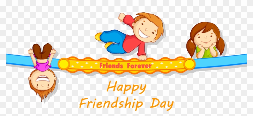 Childrens Stock Photography - Happy Friendship Day Cartoon Png Clipart #2637402