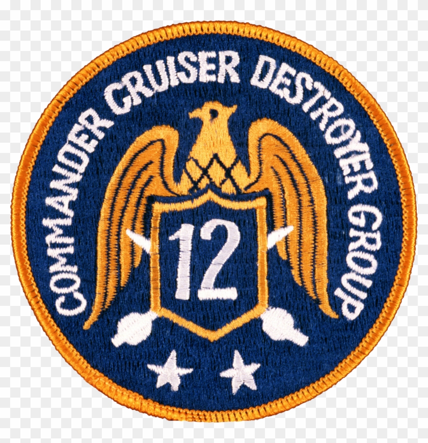 Cruiser Destroyer Group 12 Insignia, 1982 (6383906) - Emblem Clipart