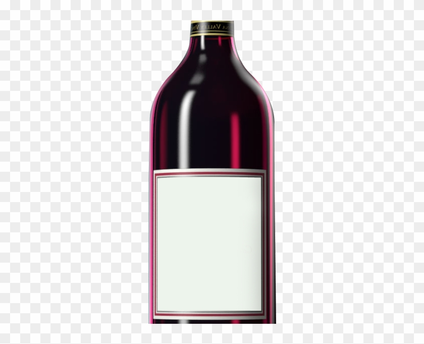 Wine Bottle Png Transparent Image - Bottle Clipart #2637817