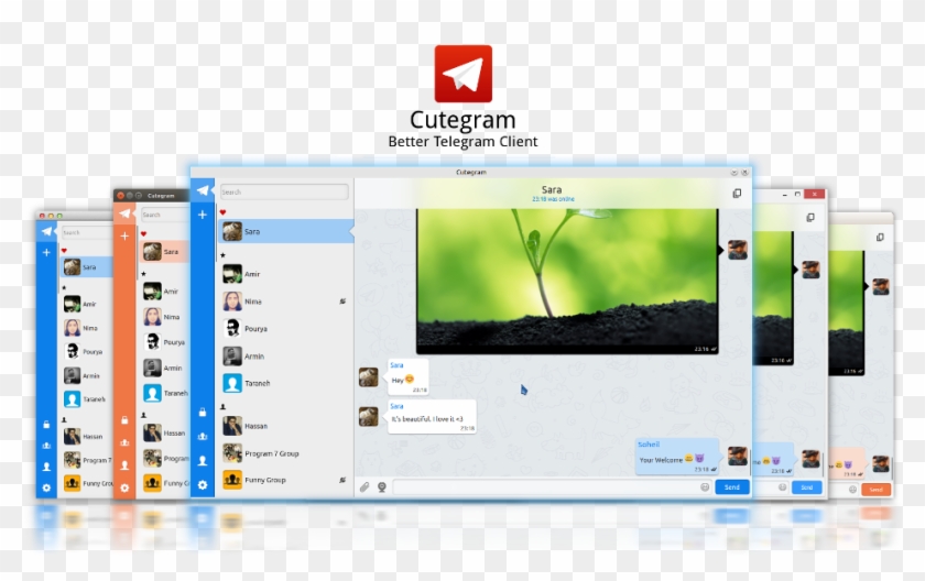 Telegram Desktop Multiple Accounts , Png Download - Telegram Desktop Multiple Accounts Clipart #2637880