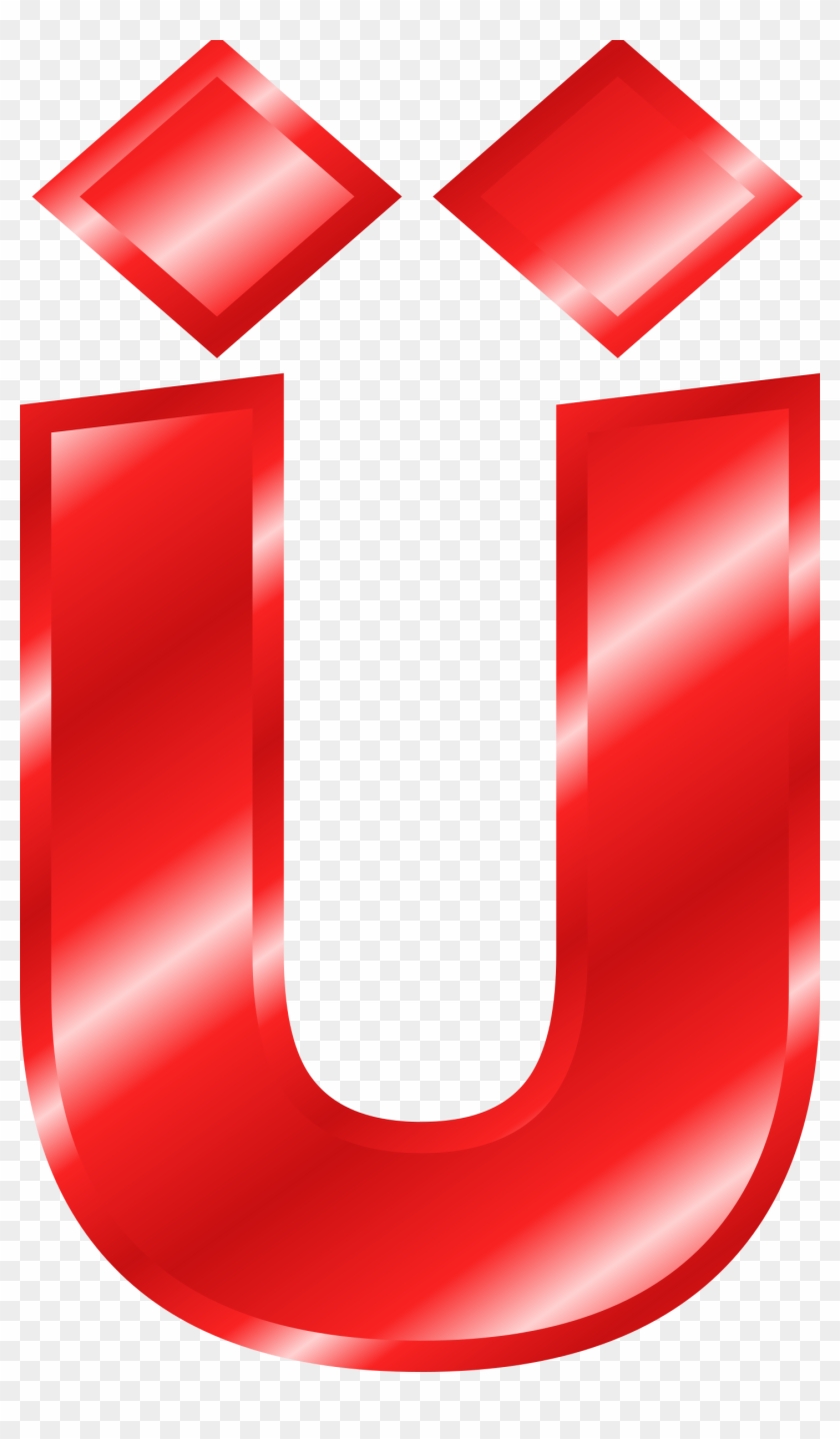 This Free Icons Png Design Of Effect Letters Alphabet - Red Logo With Ü Clipart