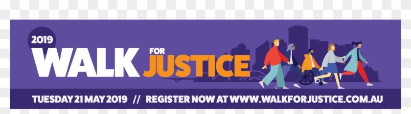 Join Us For The Walk For Justice In 2019 - Graphic Design Clipart #2638297