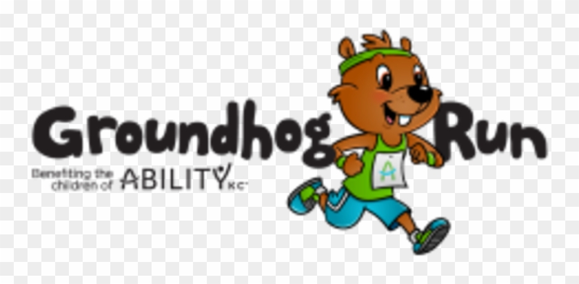 Groundhog Run Benefiting Ability Kc - Cartoon Clipart