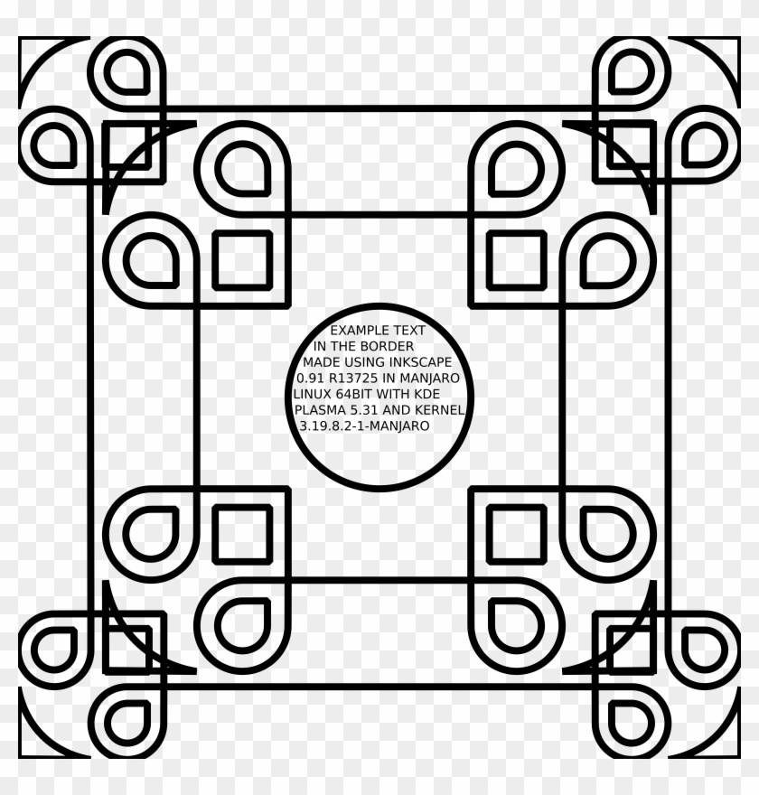 This Free Icons Png Design Of Cursive Border - Circle Clipart