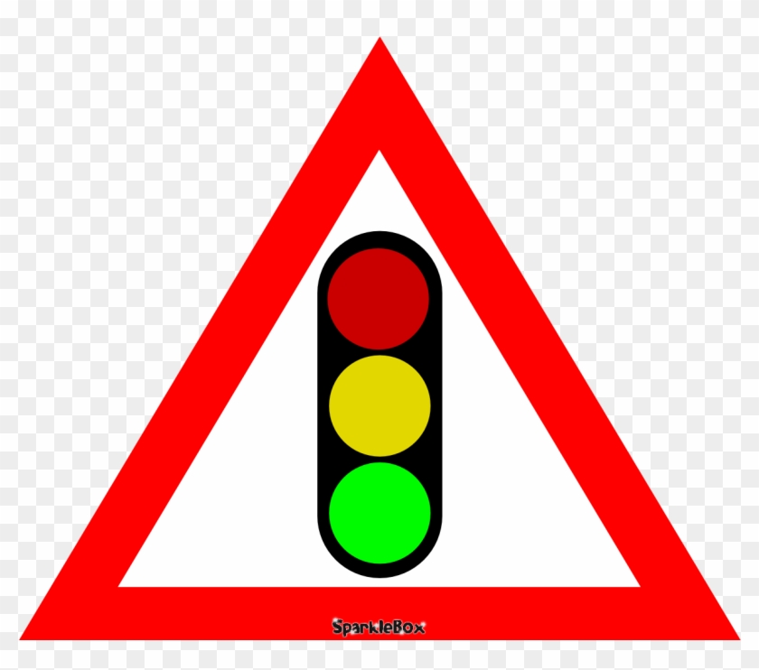 Traffic Signs - Traffic Light Sign Png Clipart