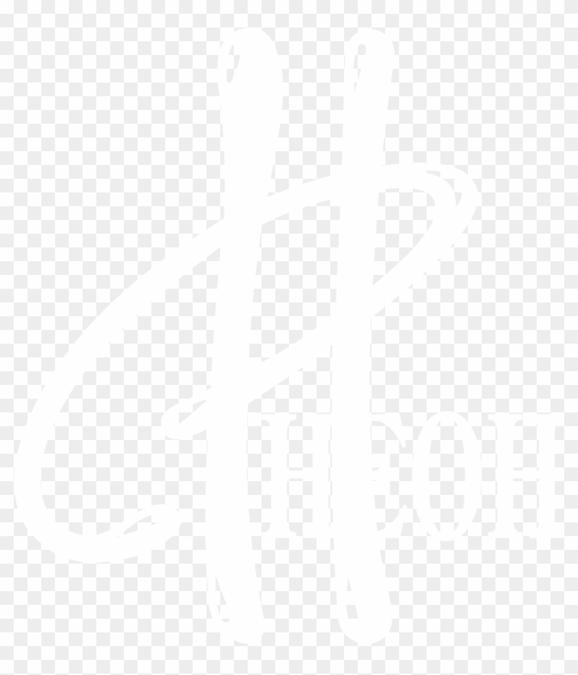 Neon Logo Black And White - Calligraphy Clipart