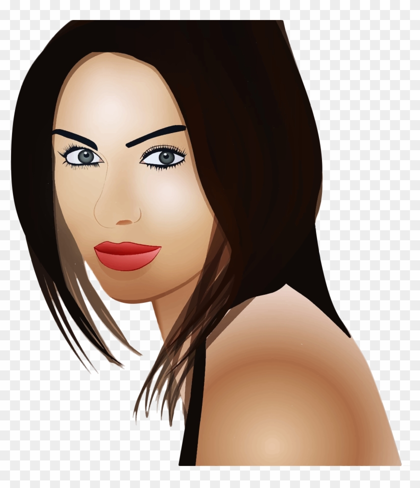 Clipart - Realistic Girl Clipart Png Transparent Png