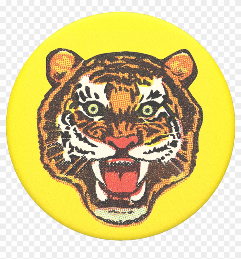 Tiger Bites Back - Popsocket Tiger Clipart #2640496